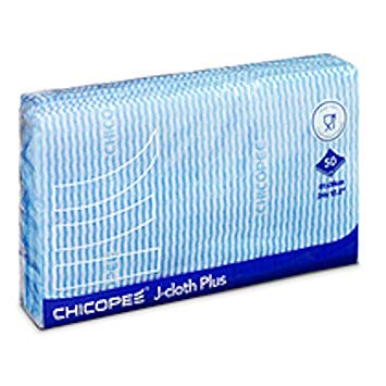 Салфетка Chicopee J-CLOTH PLUS WIPE 610х360 мм, синяя, 50 шт/упак