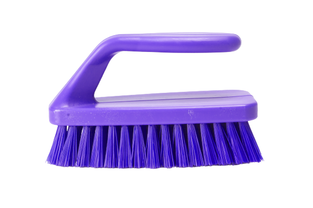 Щетка-утюжок HACCPER для мытья и оттирки, средней жесткости, 152 мм, фиолетовая