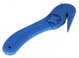 Нож безопасный металлодетектируемый  Detactamet с заменой лезвия, синий DTM101