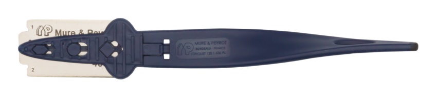 Нож пекарский Mure&Peyrot LONGUET металлодетектируемый со сменным лезвием и колпачком, синий