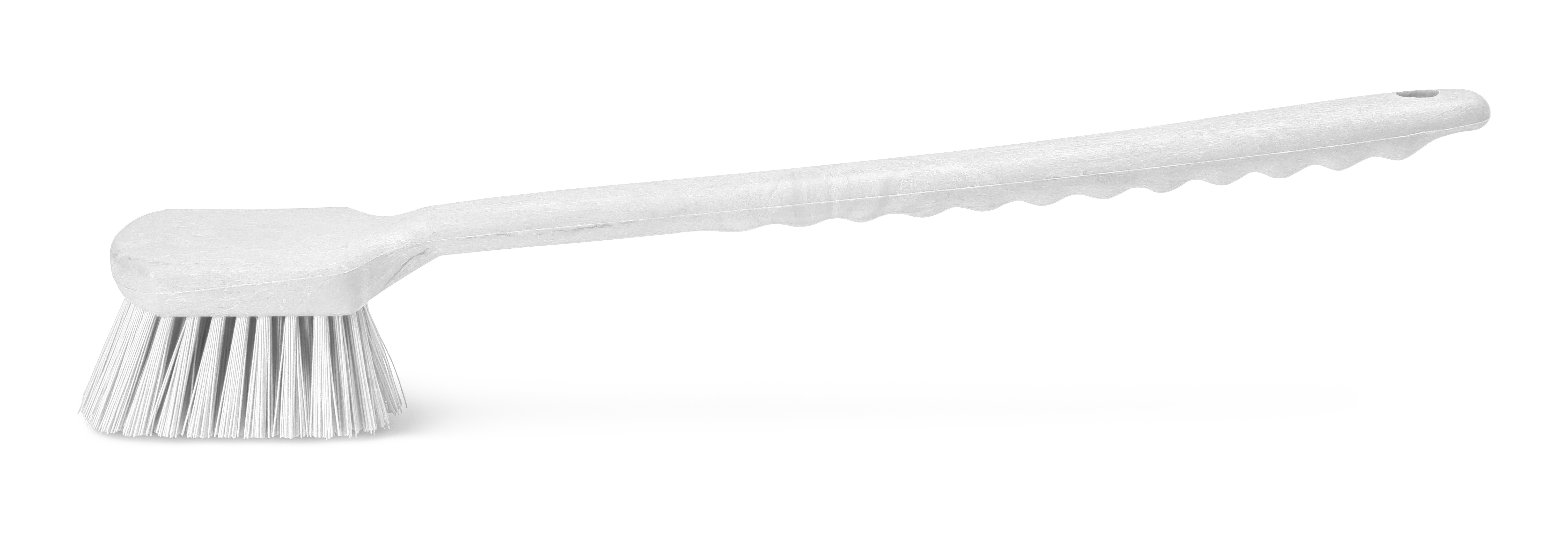 Щетка HACCPER с длинной ручкой, для мытья и оттирки, жесткая, 500 мм, белая