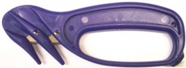 Нож безопасный металлодетектируемый Detactamet одноразовый, синий DTM 0304