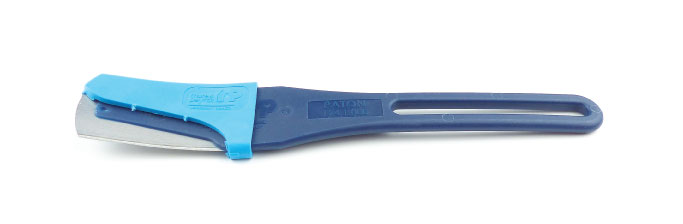 Нож пекарский Mure&Peyrot PATON  металлодетектируемый, одноразовый, синий