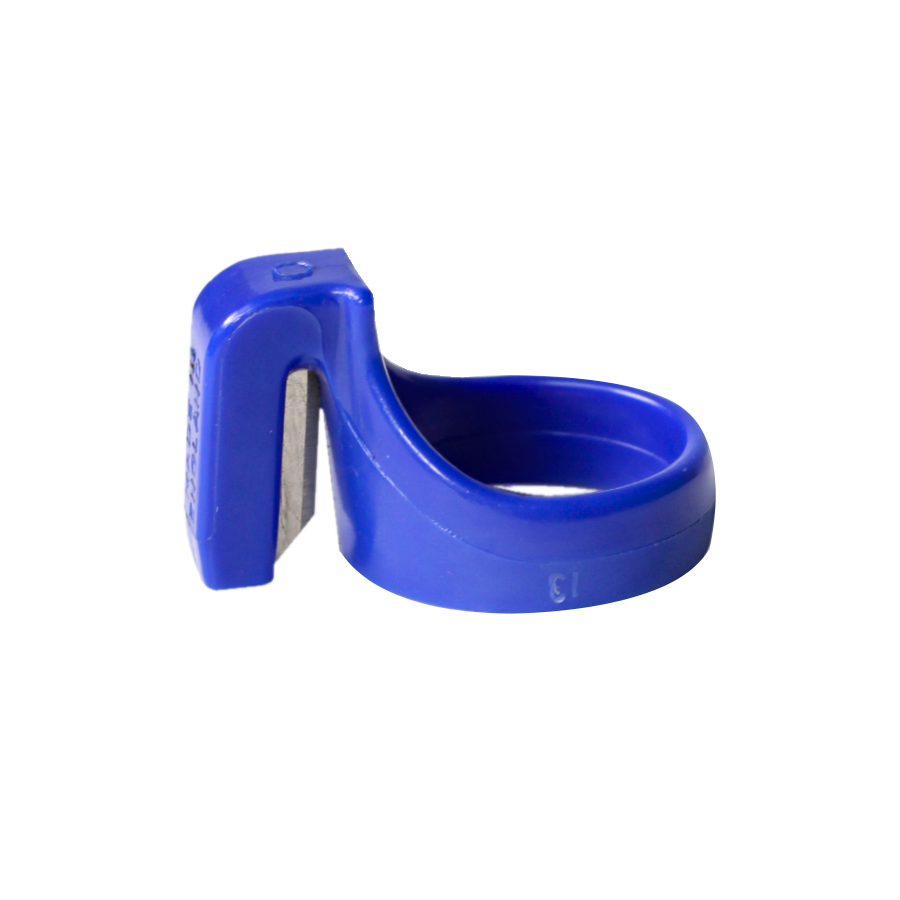 Нож-кольцо металлодетектируемый M&P BACALAN одноразовое режущее, синее